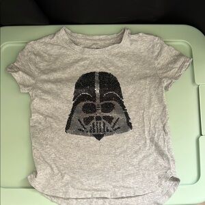 GAP Girls Mermaid Sequin Grey Star Wars T-Shirt